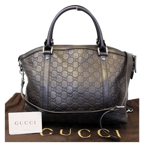 brown gucci handbag|gucci brown leather shoulder bag.